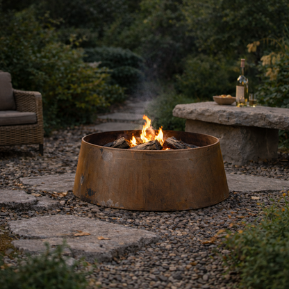 FIAMMA — Braciere da giardino in Acciaio Corten