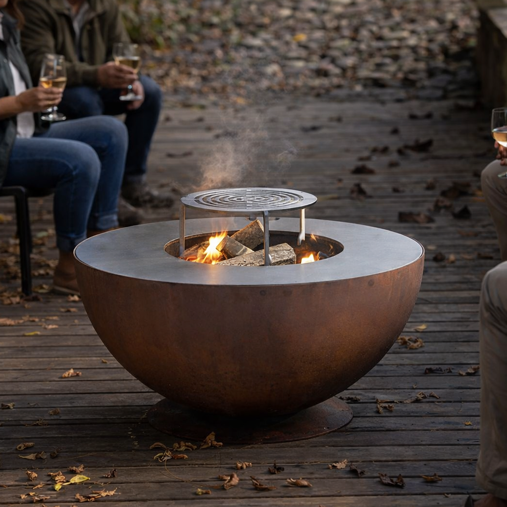 VEGA — BBQ in Acciaio Corten